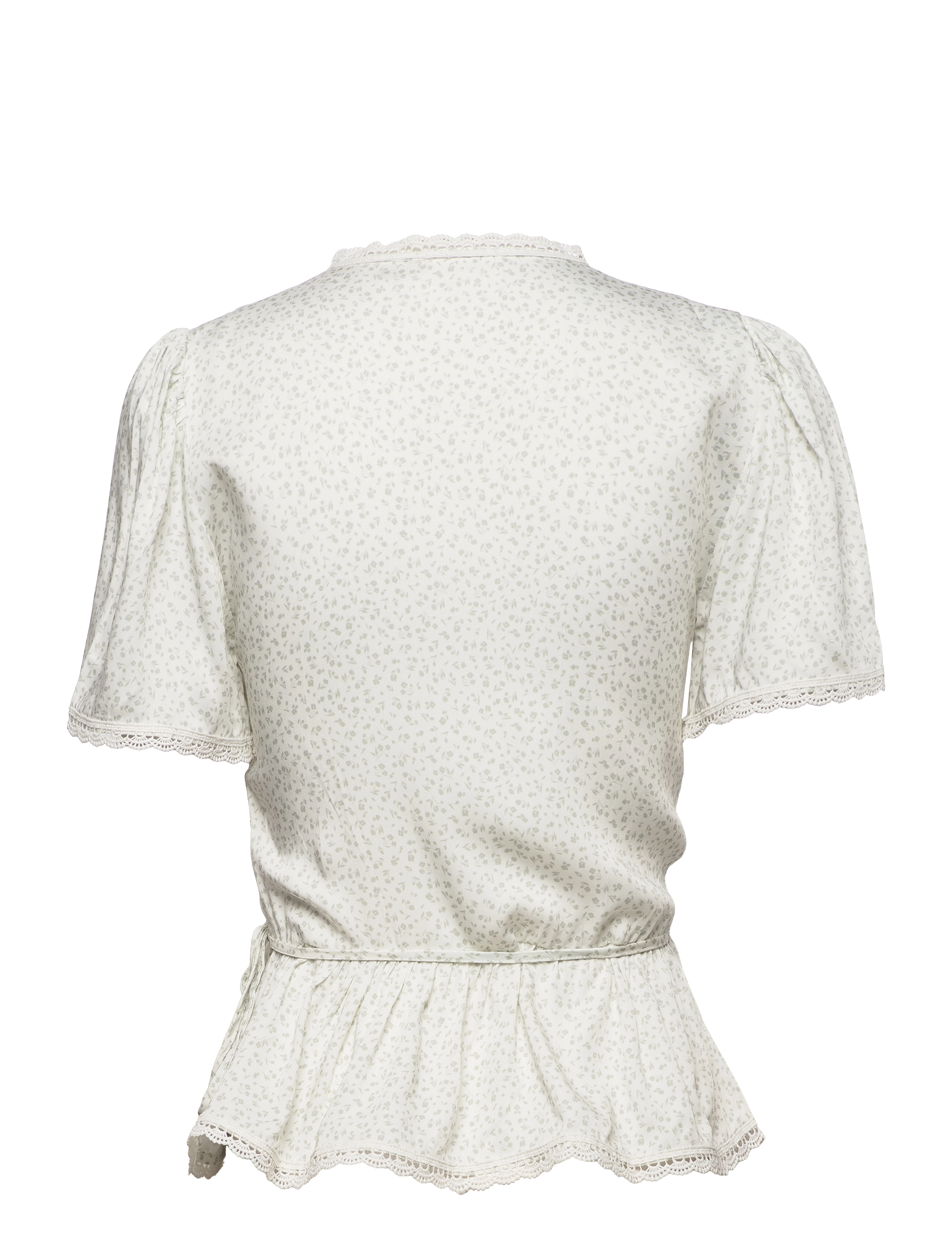 Rosemunde - Ecovero blouse - ivory simple flower print - 1