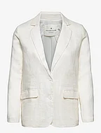 Linen/cotton jacket - IVORY