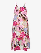 Recycle polyester dress - SUPERSIZED FLORAL PRINT