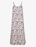 Recycle polyester dress - BOHO PAISLEY PRINT