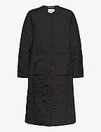 Recycle polyester coat - BLACK