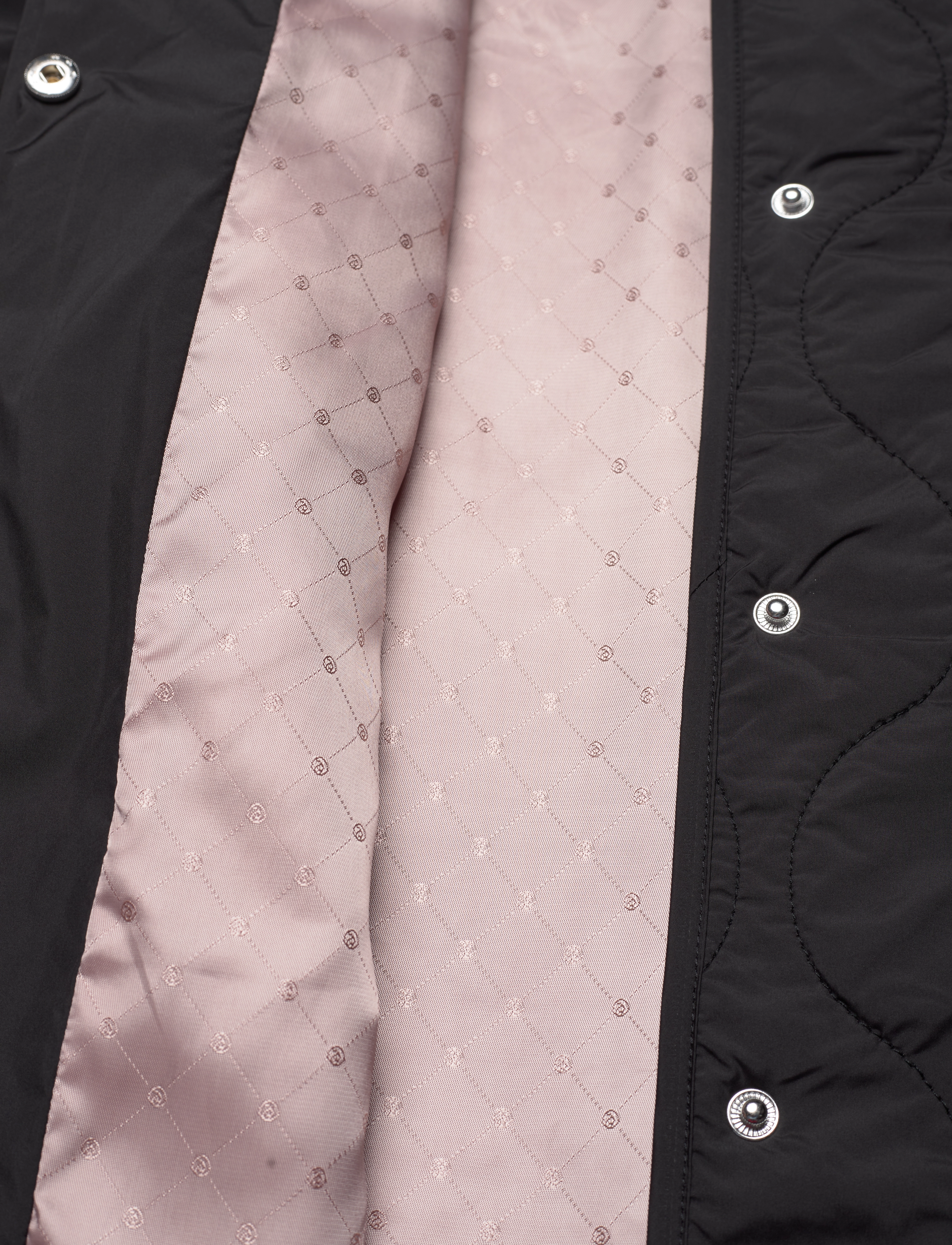 Rosemunde - Recycle polyester coat - overtøj - black - 4