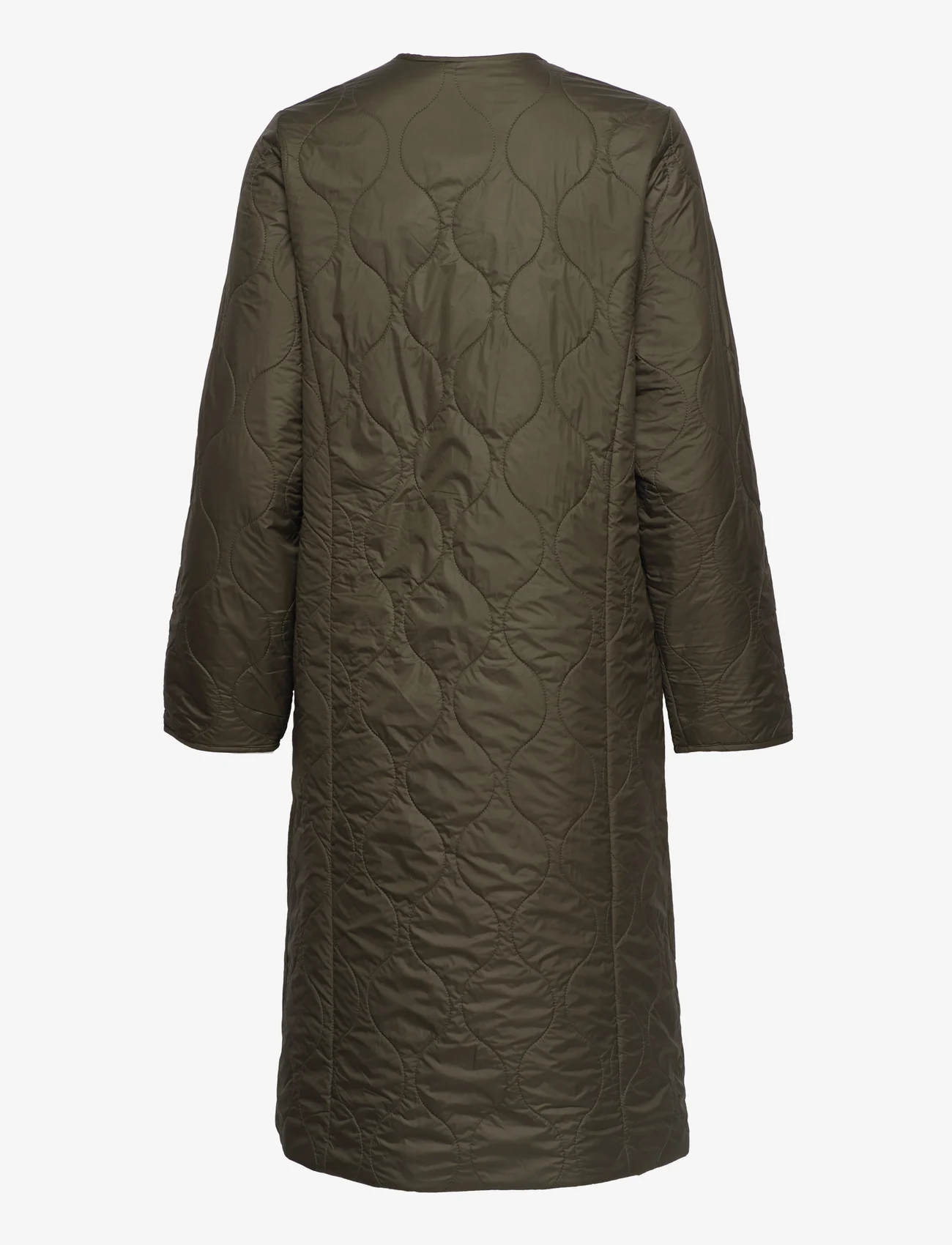 Rosemunde - Recycle polyester coat - spring jackets - olive night - 1