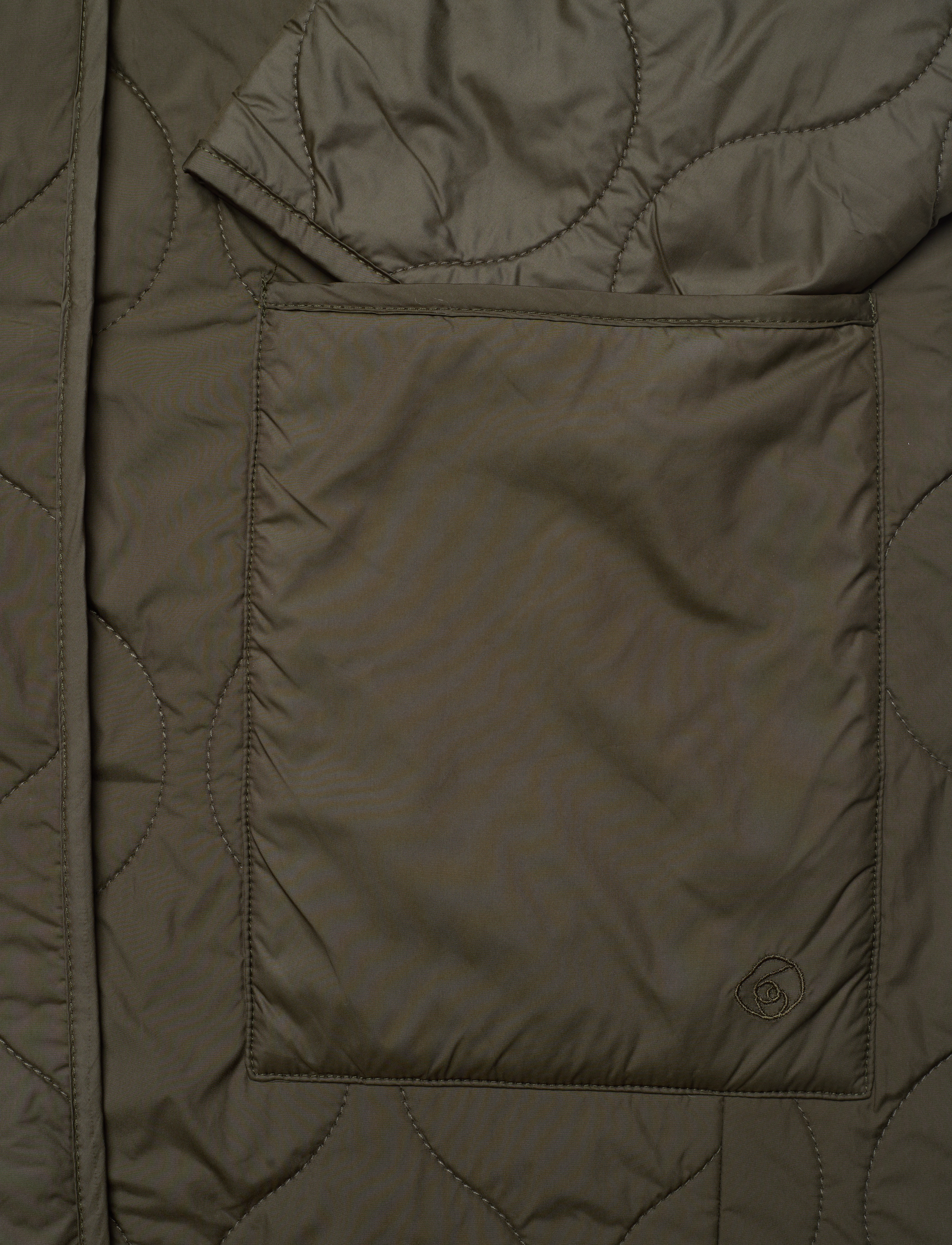Rosemunde - Recycle polyester coat - Üleriided - olive night - 3