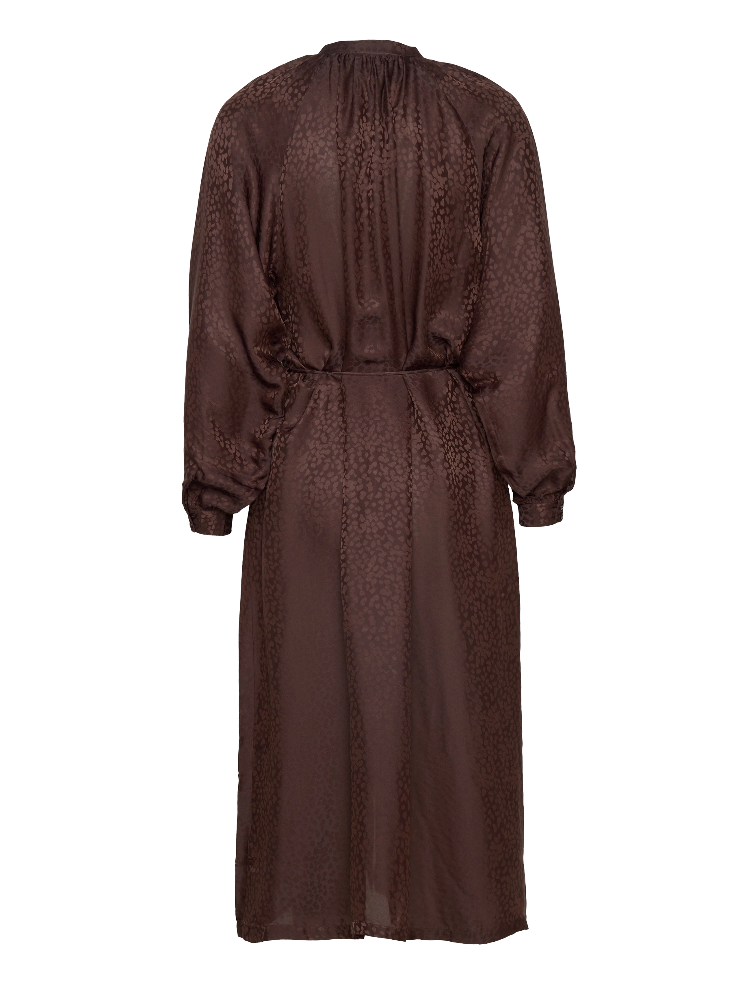 Rosemunde - Viscose / silk dress - coffee bean - 1