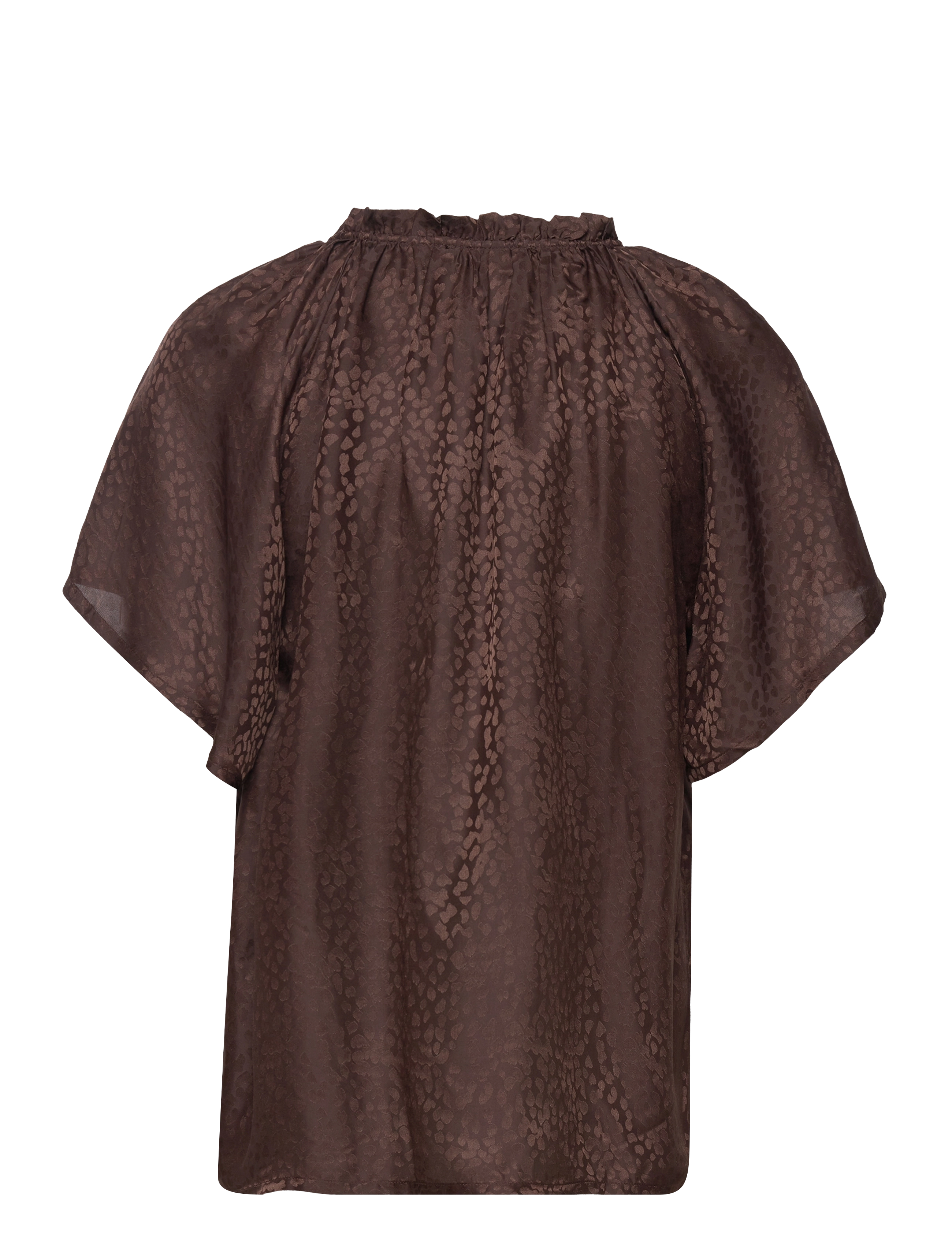 Rosemunde - Viscose / silk blouse - coffee bean - 1