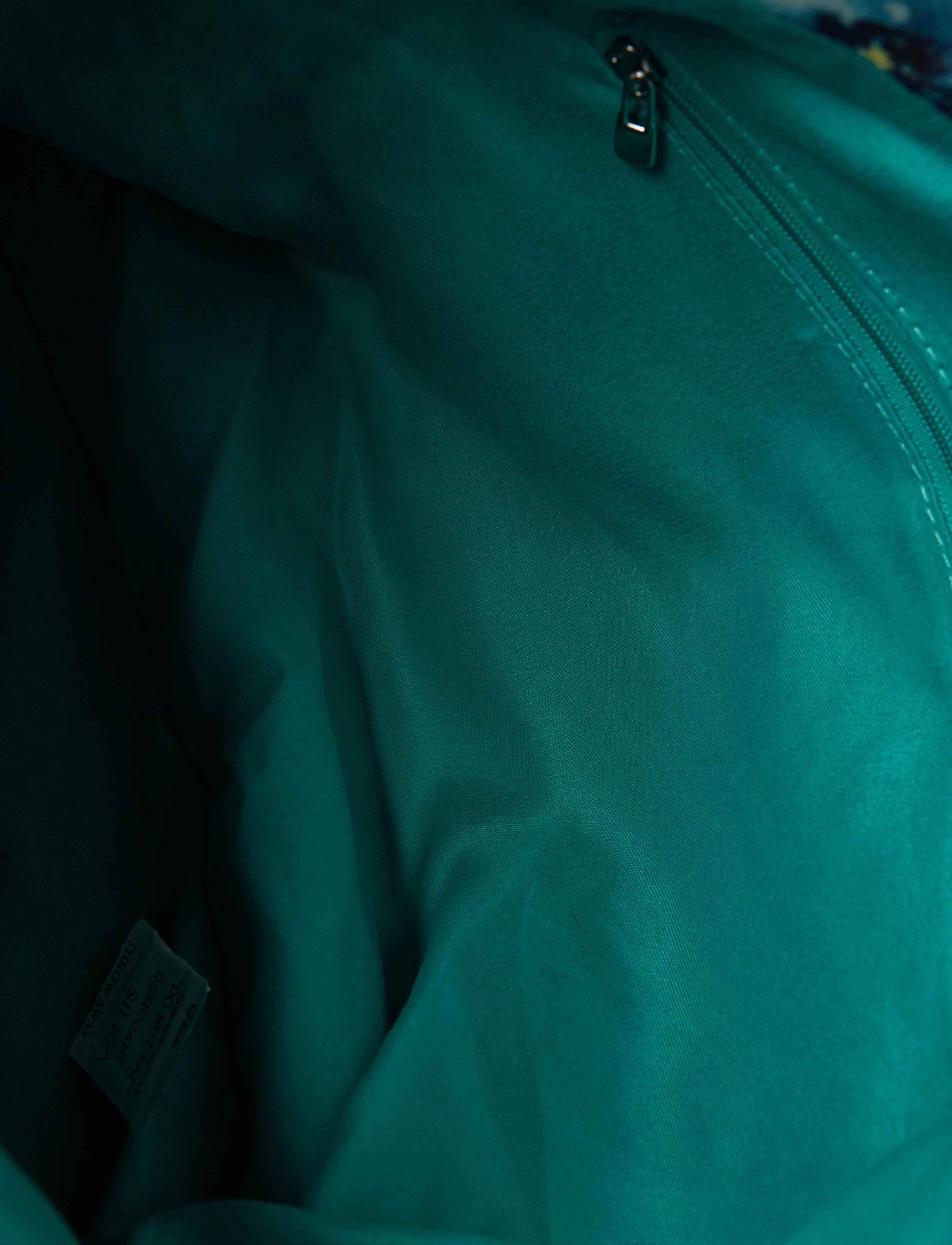 Rosemunde - Canvas shopper - true amazonite flower print - 3