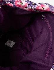 Rosemunde - Canvas shopper - tote bags - purple velvet flower print - 3