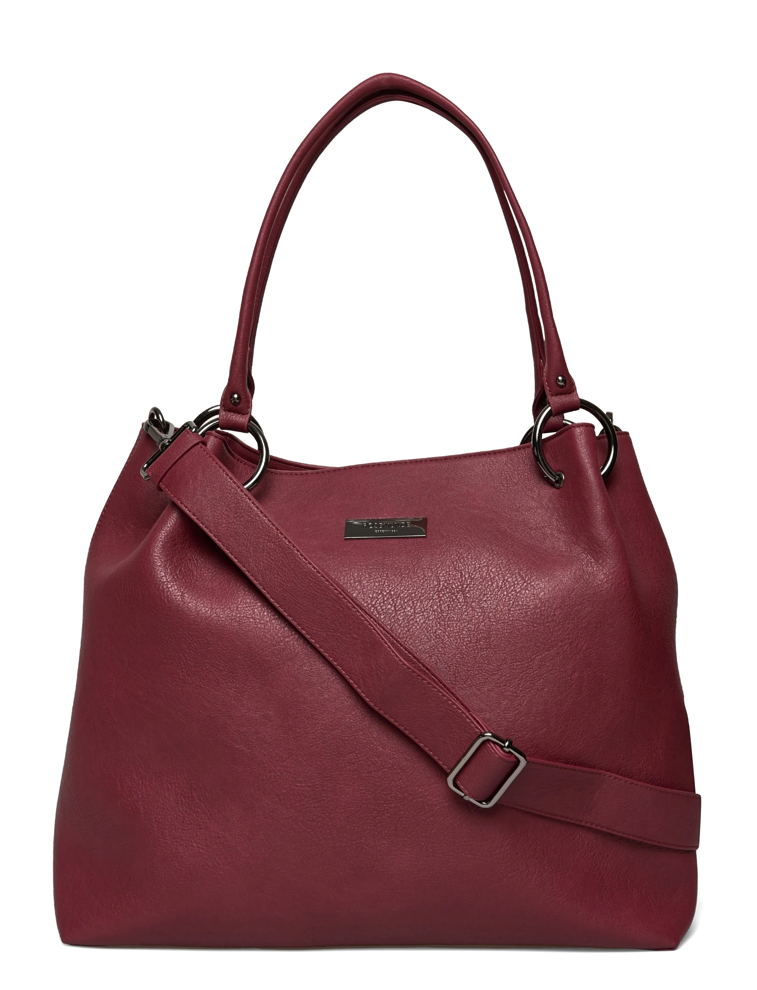 Rosemunde Rbandora Big Shopper, Kvinder, Shopper Taske, Bordeaux, Str: ONE SIZE