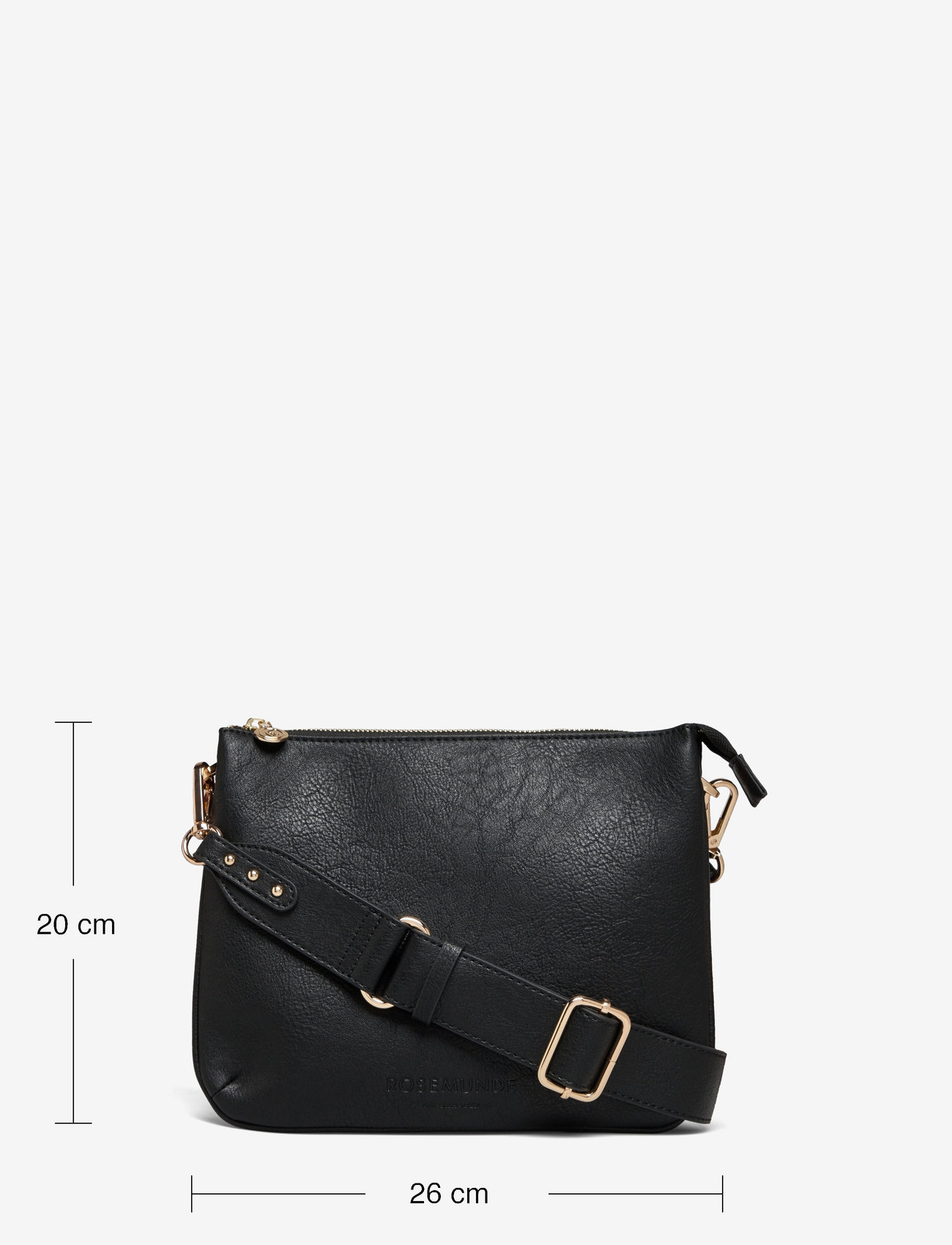 Rosemunde - RBAndora Small Cross Body Bag - aksessuaarid - black gold - 4