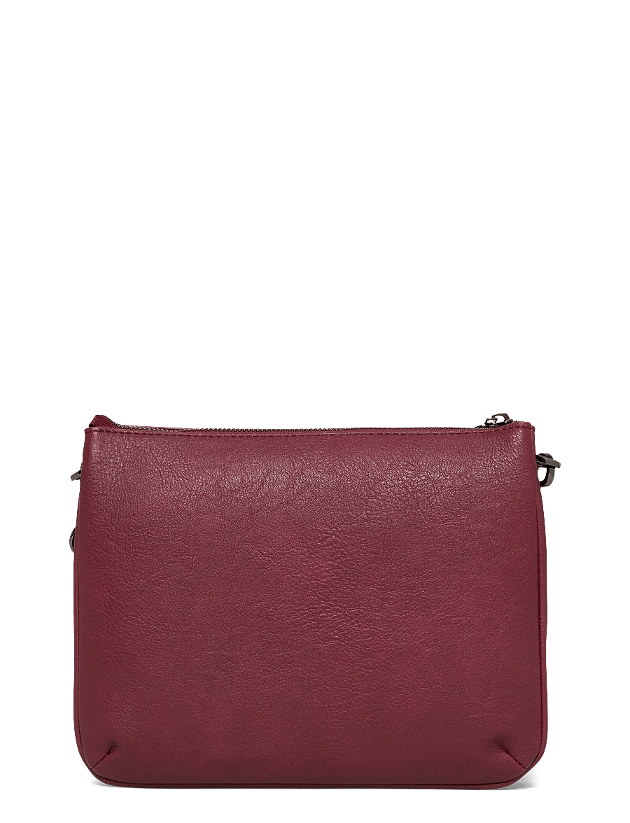 Rosemunde - RBAndora Small Cross Body Bag - Üleõlakotid - cranberry black oxid - 1