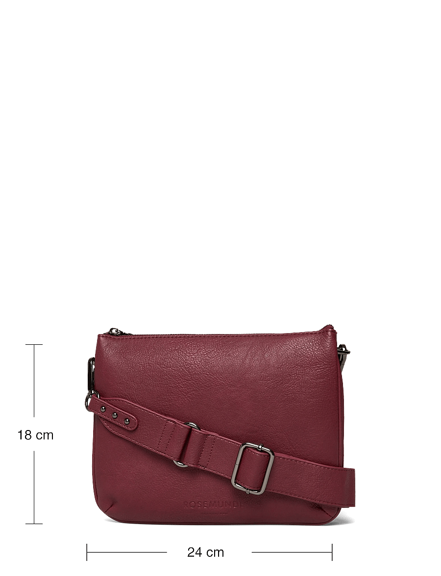 Rosemunde - RBAndora Small Cross Body Bag - Üleõlakotid - cranberry black oxid - 3