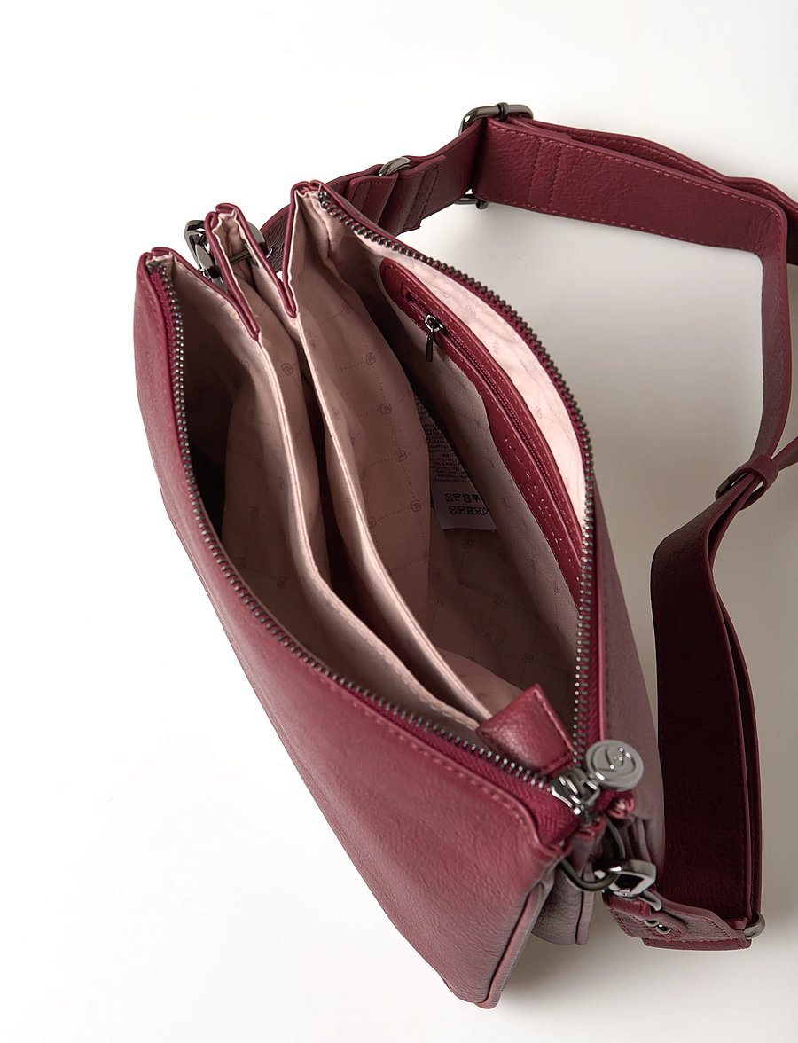 Rosemunde - RBAndora Small Cross Body Bag - Üleõlakotid - cranberry black oxid - 4