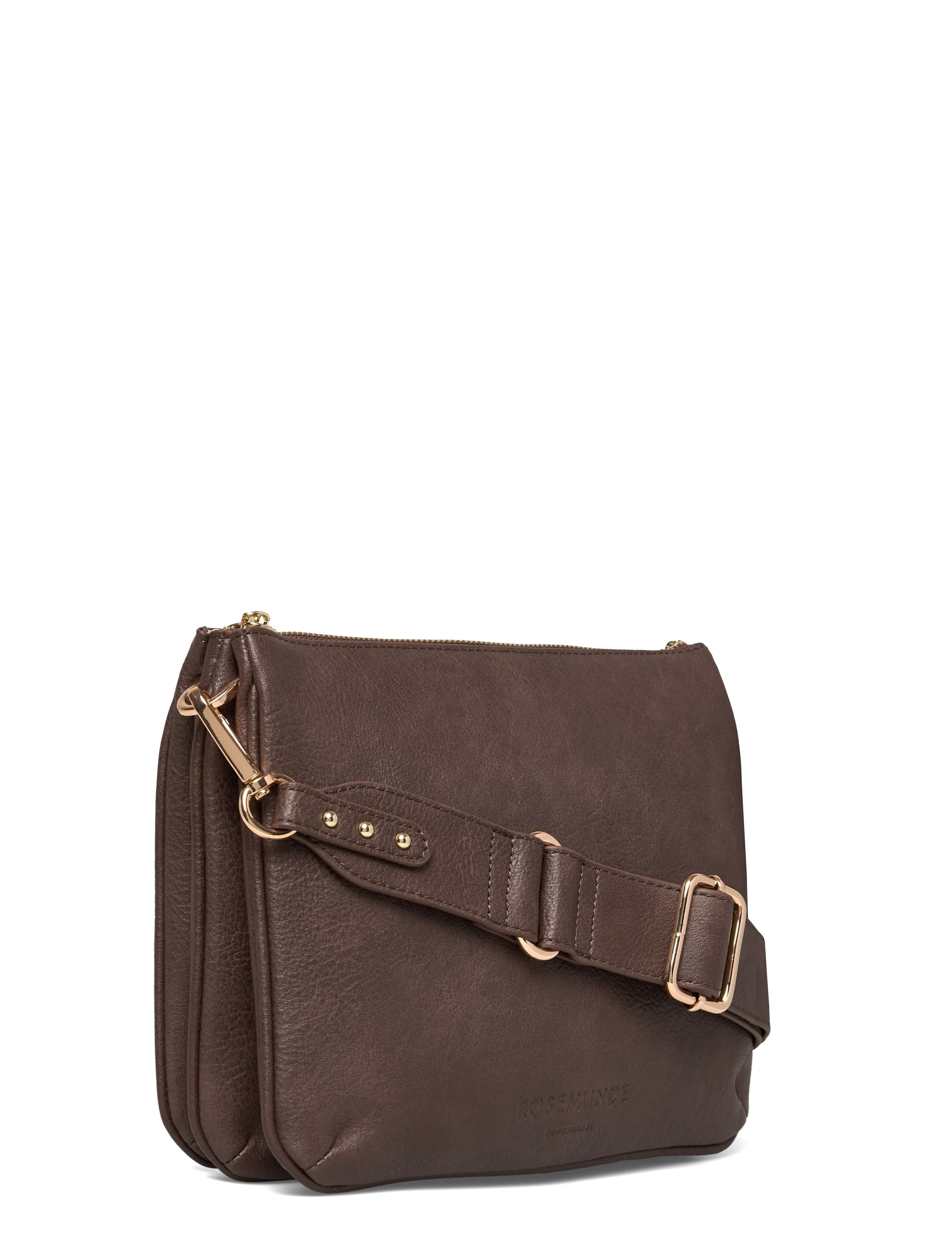 Rosemunde - RBAndora Small Cross Body Bag - accessories - dark brown gold - 2