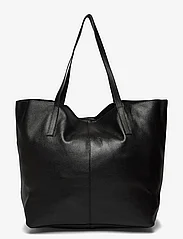 Rosemunde - Leather shopper - shopperki - black silver - 0