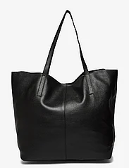 Rosemunde - Leather shopper - shoppingväskor - black silver - 1