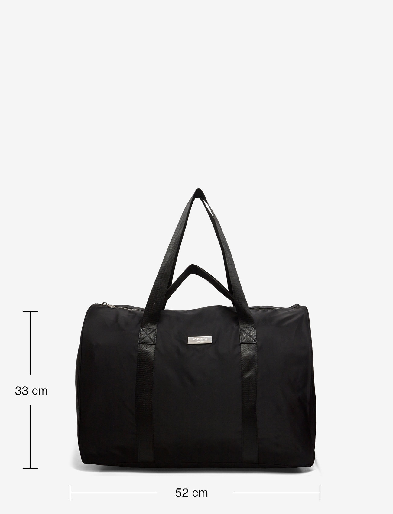 Rosemunde - Recycled weekend bag - black silver - 4