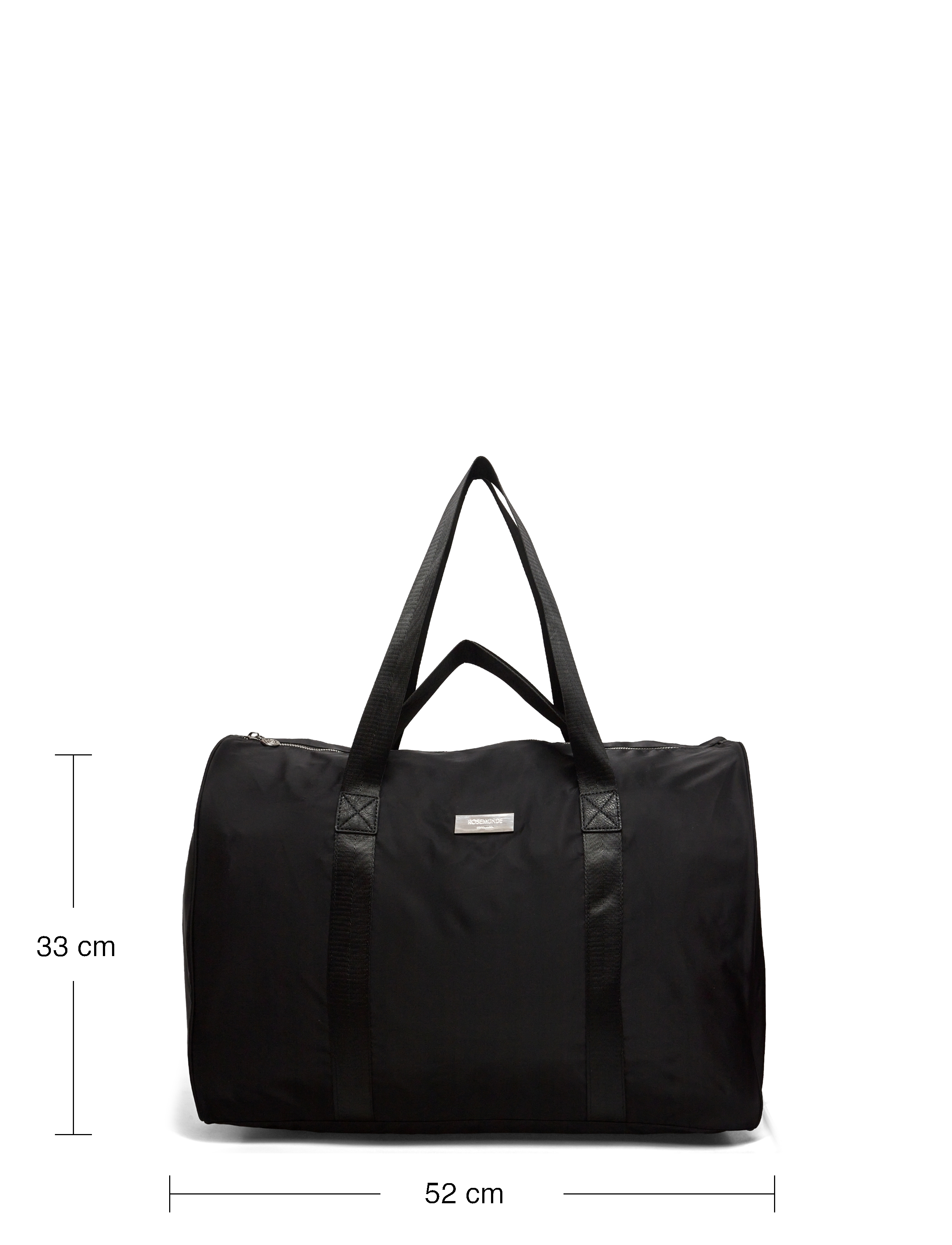 Rosemunde - Recycled weekend bag - black silver - 4