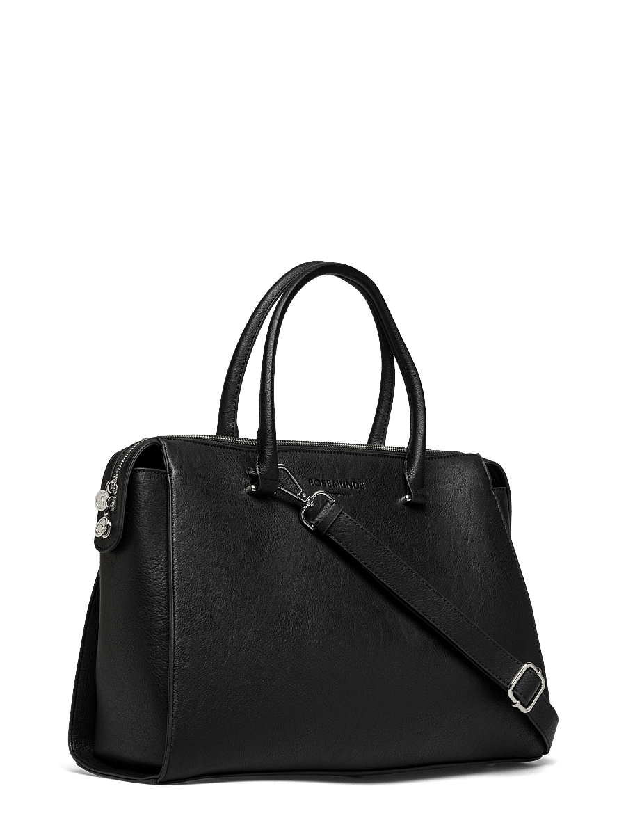 Rosemunde - RBAndora Medium Working Bag - hverdags stil - black silver - 2