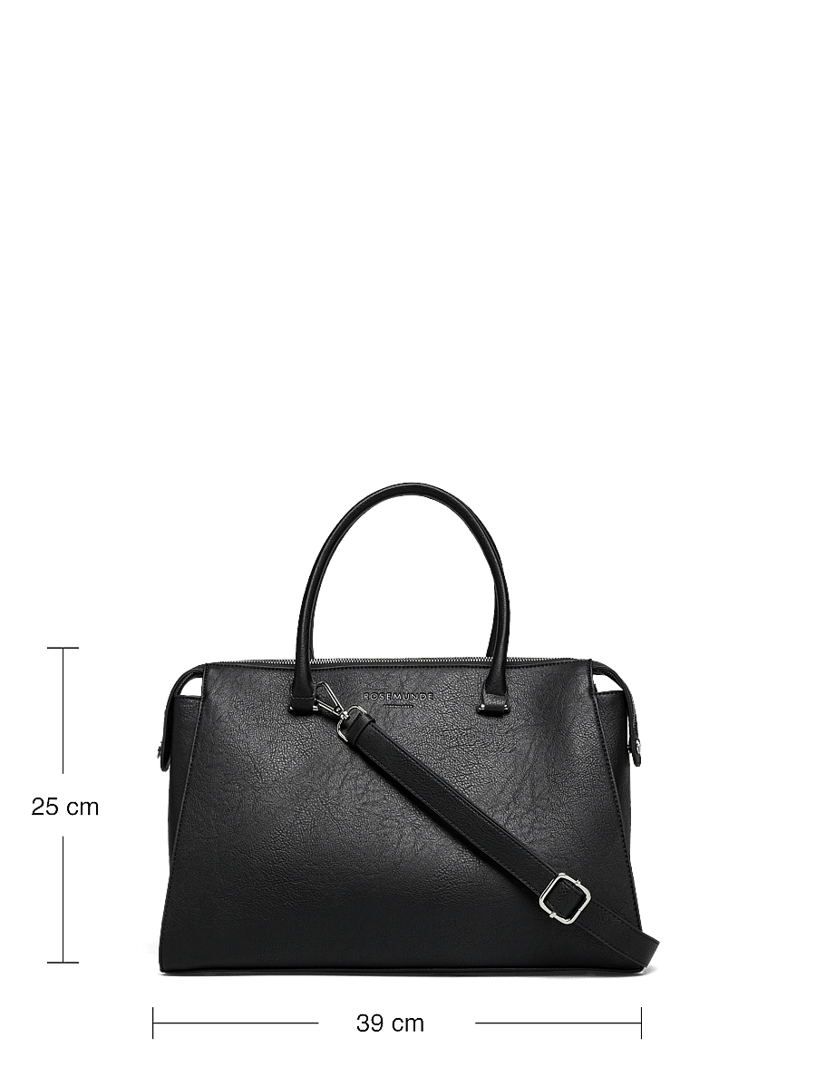 Rosemunde - RBAndora Medium Working Bag - hverdags stil - black silver - 3