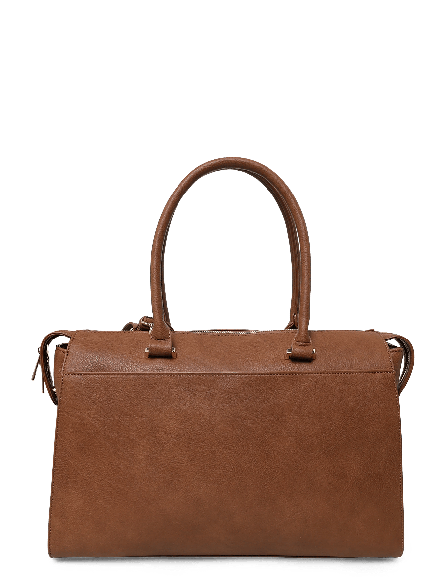 Rosemunde - RBAndora Medium Working Bag - hverdags stil - cocoa brown gold - 1