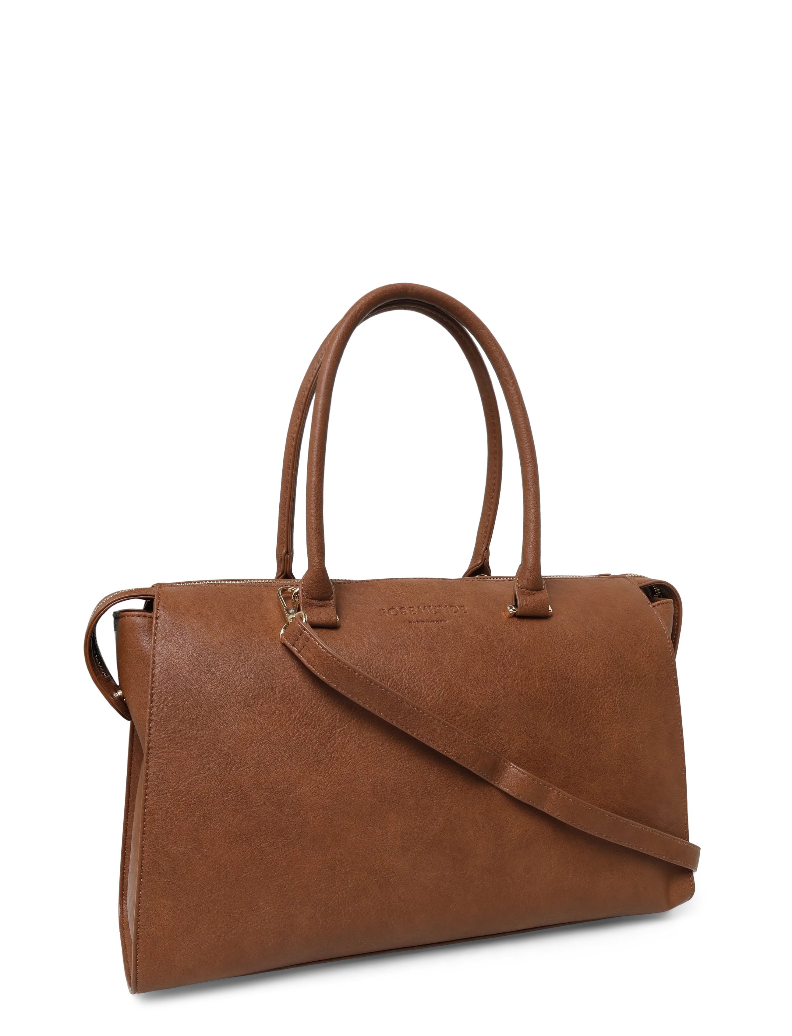 Rosemunde - RBAndora Medium Working Bag - igapäevane stiil - cocoa brown gold - 2