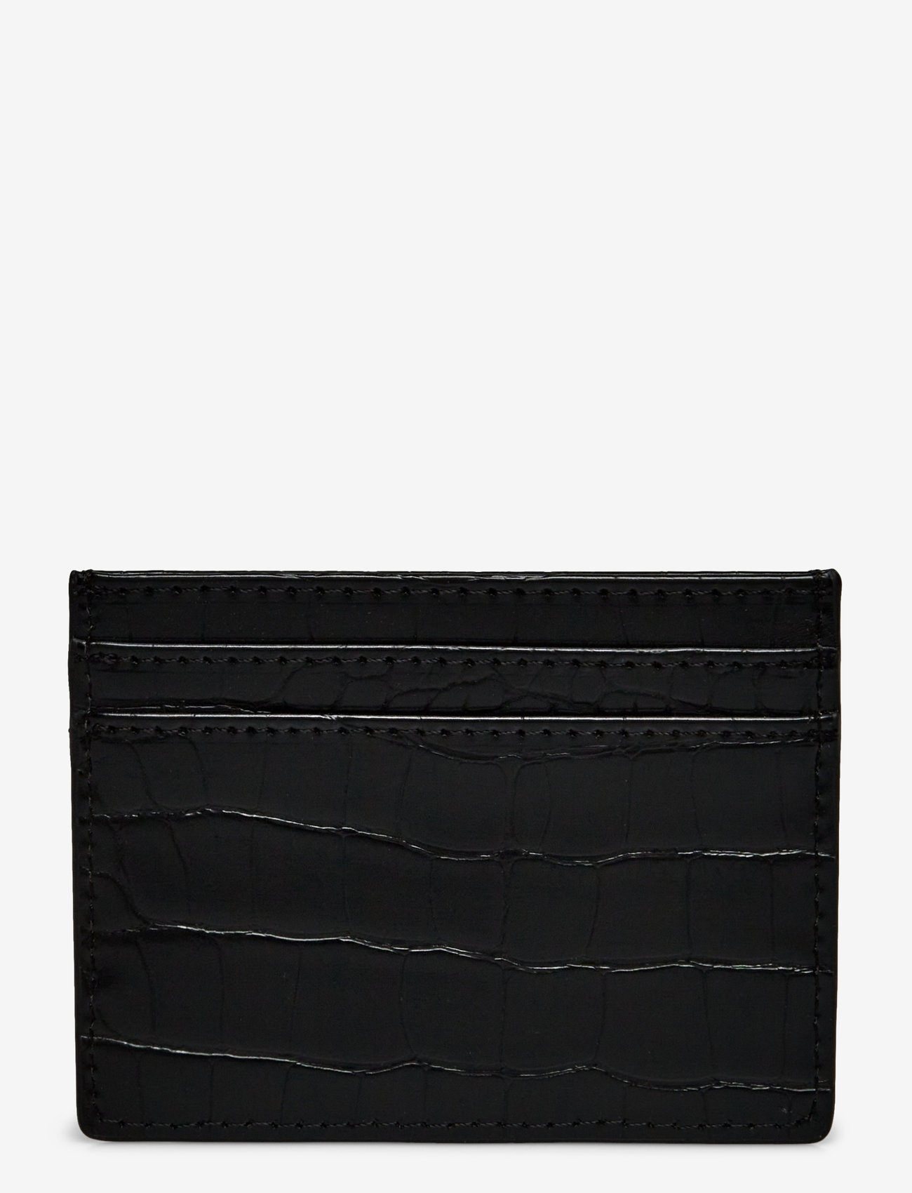 Rosemunde - Ava card holder - plånböcker - black gold - 1