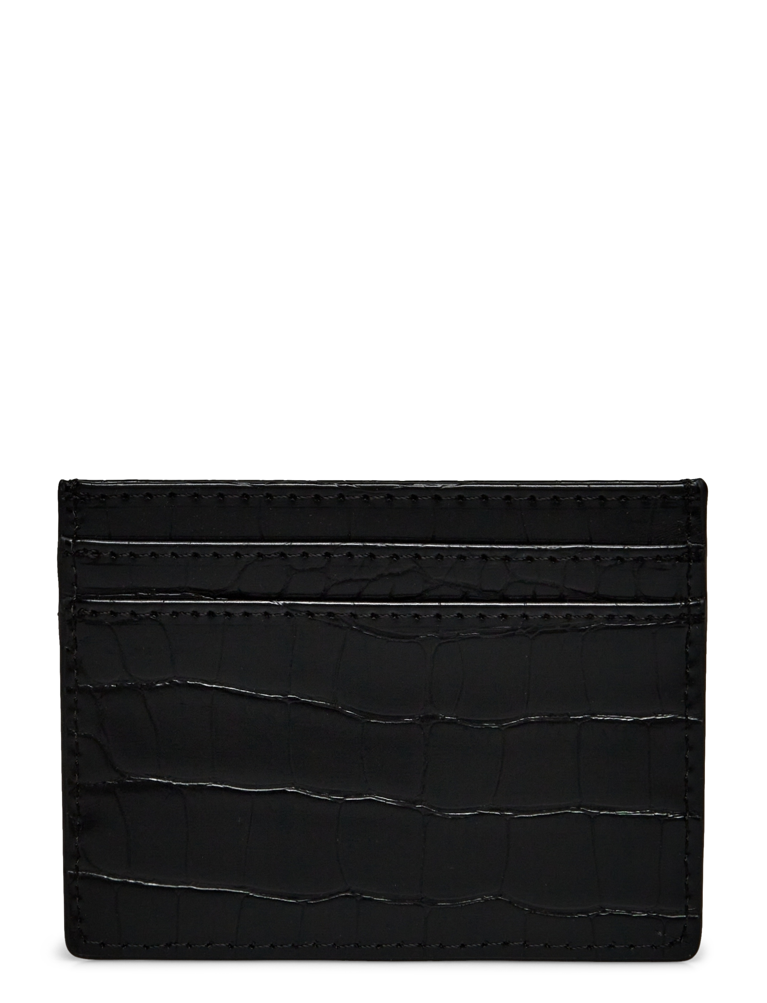 Rosemunde - Ava card holder - plånböcker - black gold - 1