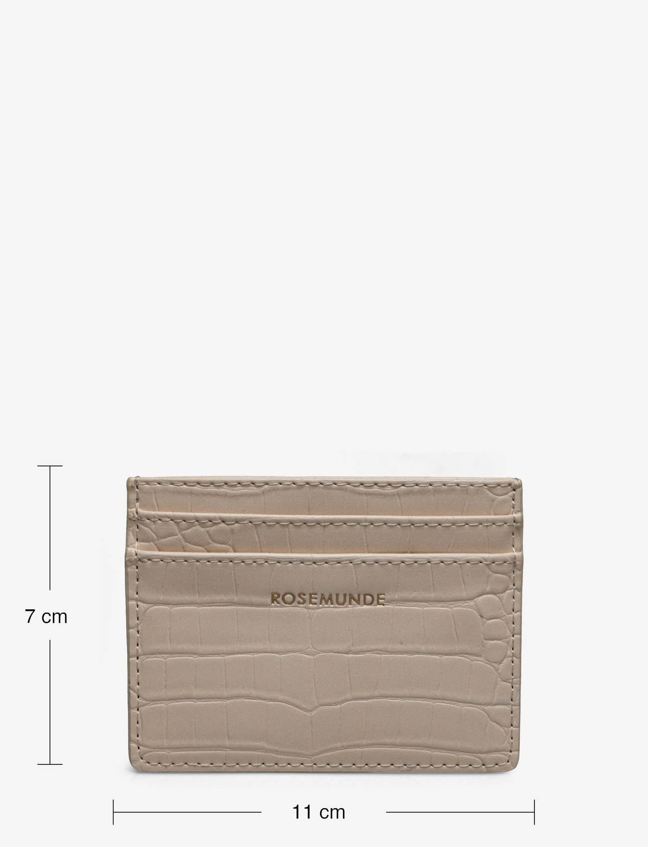 Rosemunde - Ava card holder - rahakotid - cloud dancer gold - 3