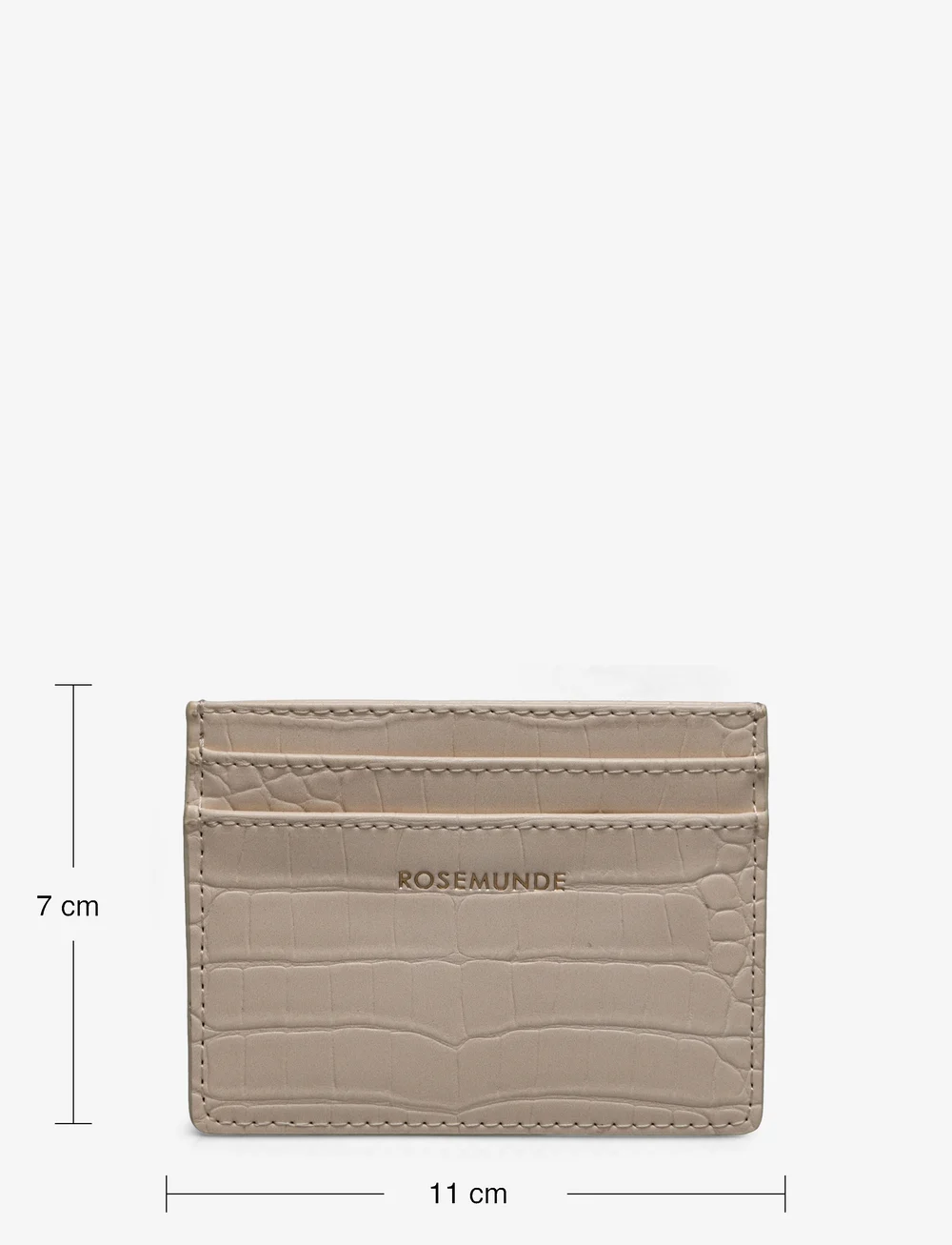 Rosemunde - Ava card holder - wallets - cloud dancer gold - 3