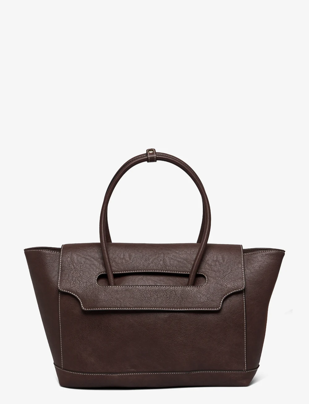 Rosemunde - Andora 2 in 1 working bag - shoppingväskor - dark brown gold - 1