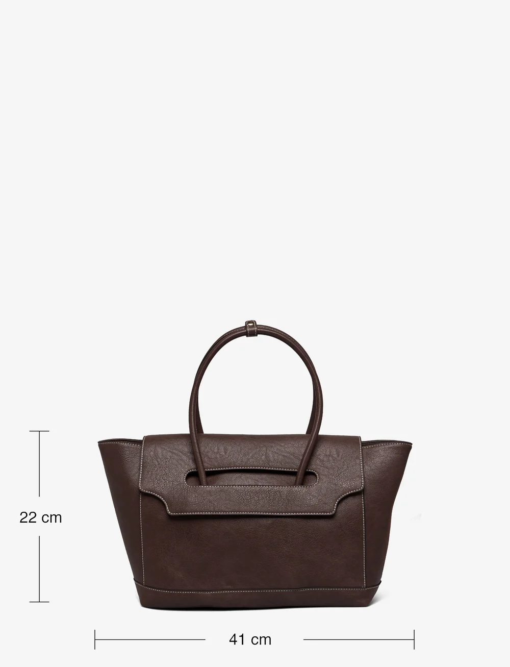 Rosemunde - Andora 2 in 1 working bag - shoppingväskor - dark brown gold - 5