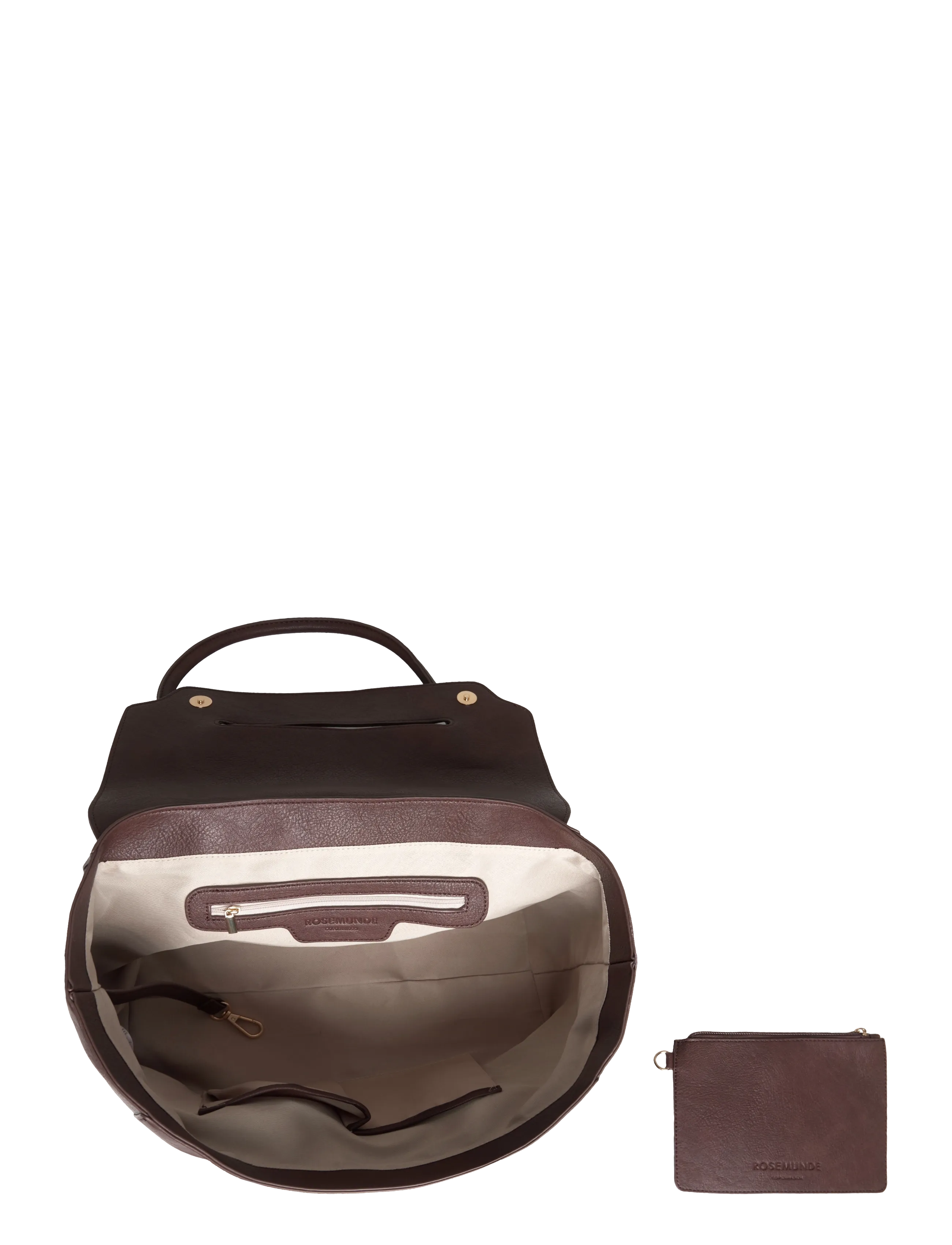 Rosemunde - RBAndora Working Bag - shoppers - dark chocolate gold - 3