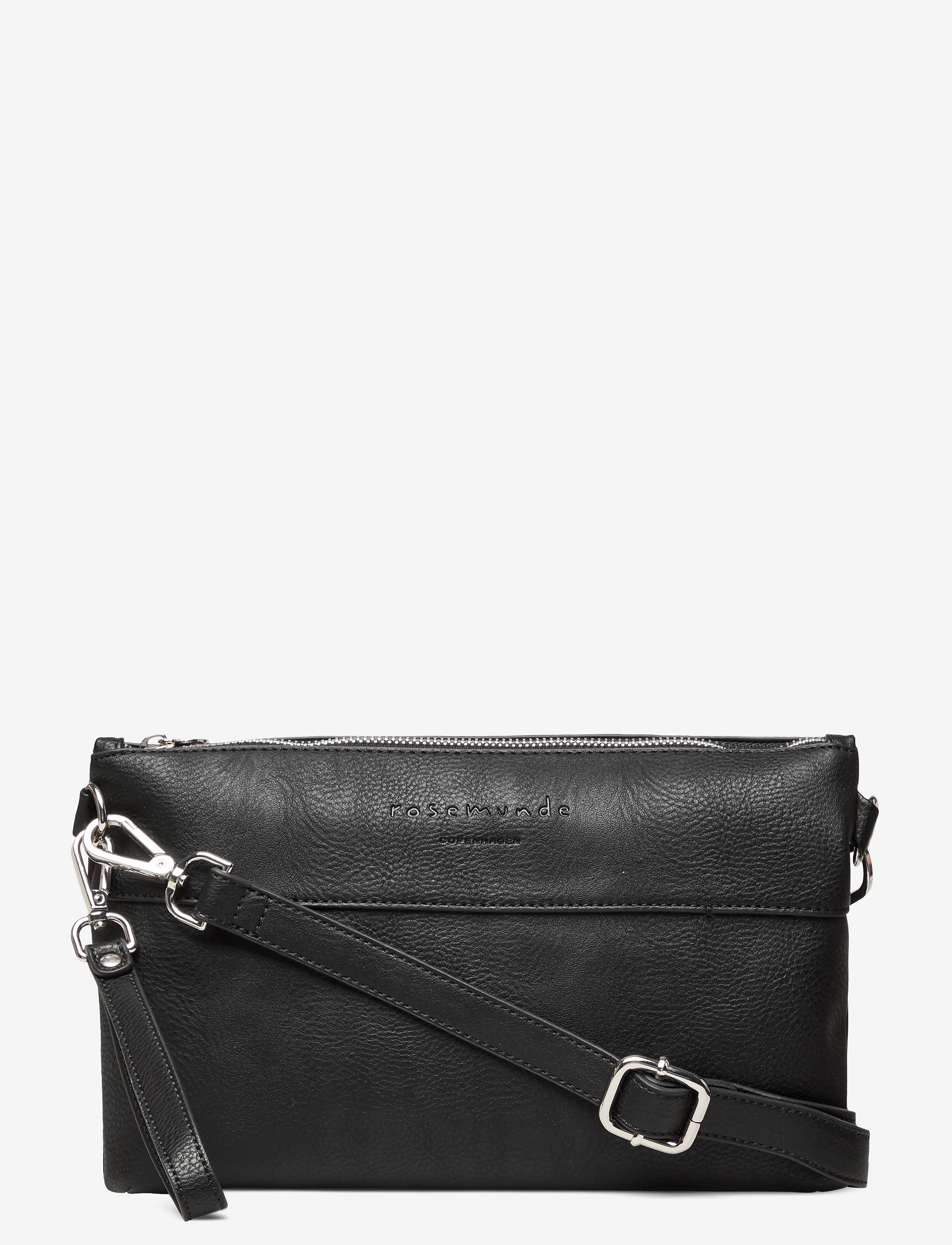 Rosemunde RBAndora Medium Clutch - Clutches - BLACK SILVER / black