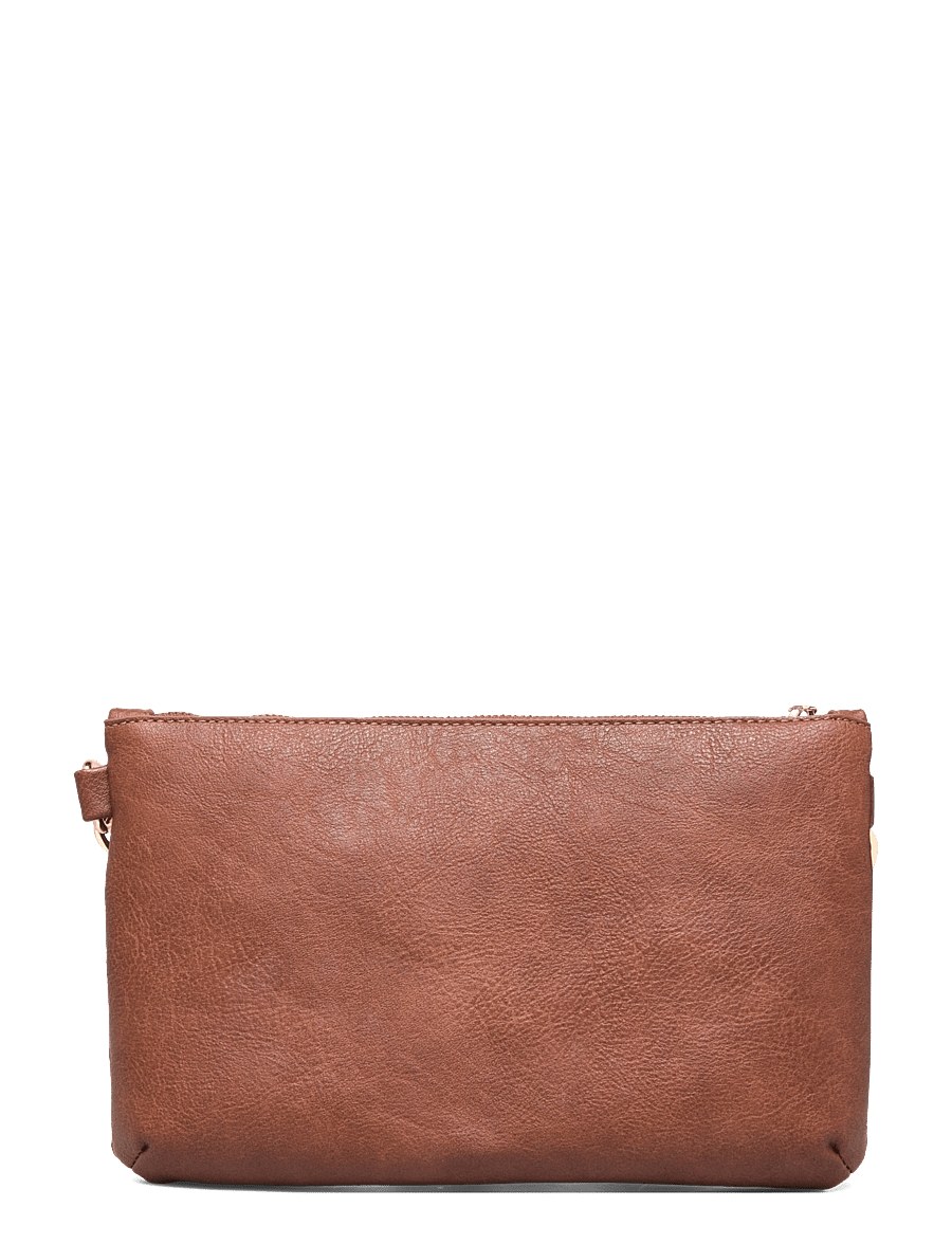 Rosemunde - RBAndora Medium Clutch - crossbody bags - cocoa brown gold - 1