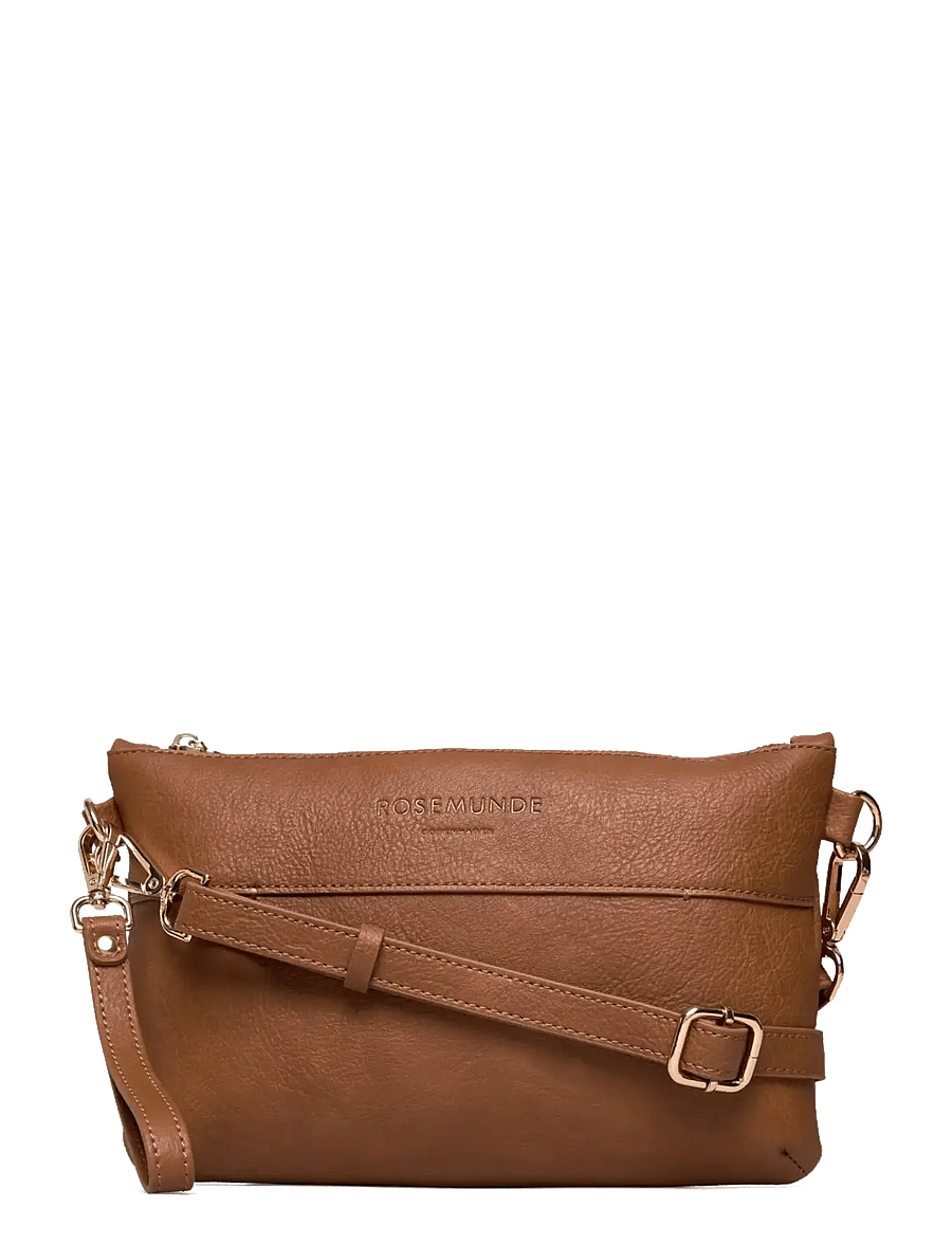 Rosemunde - RBAndora Medium Clutch - crossbody bags - perfect brown gold - 0