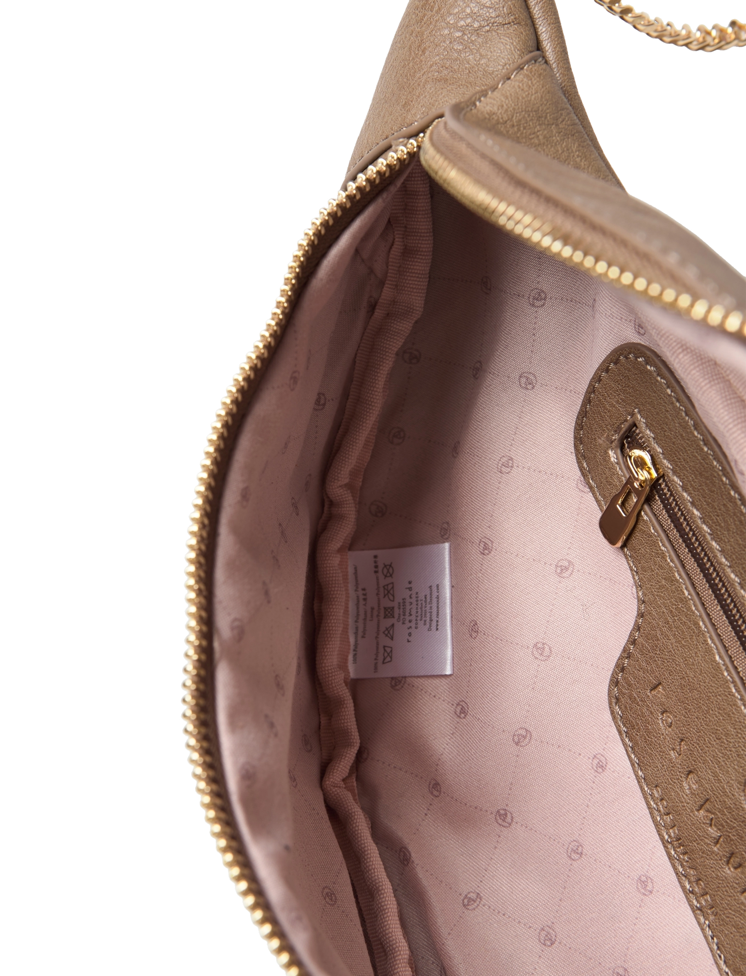 Rosemunde - Cross shoulder bum bag - kvinnor - clay gold - 3