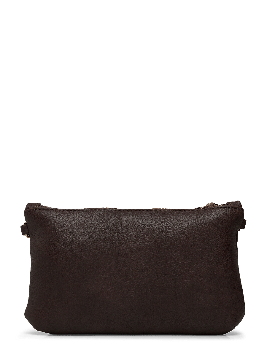 Rosemunde - RBAndora Small Clutch - special occasions - dark brown gold - 1