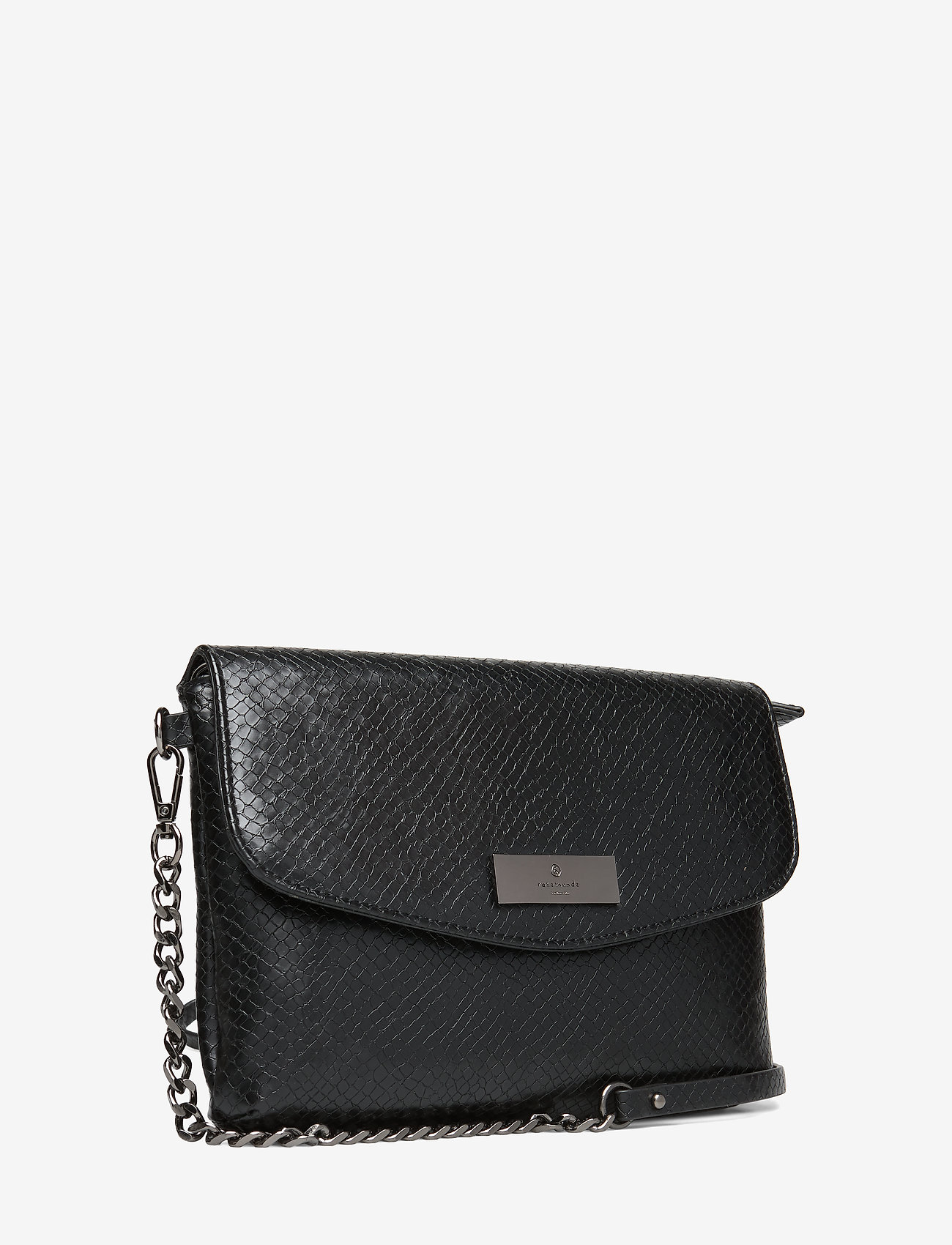 Rosemunde - Clutch - black python print - 2