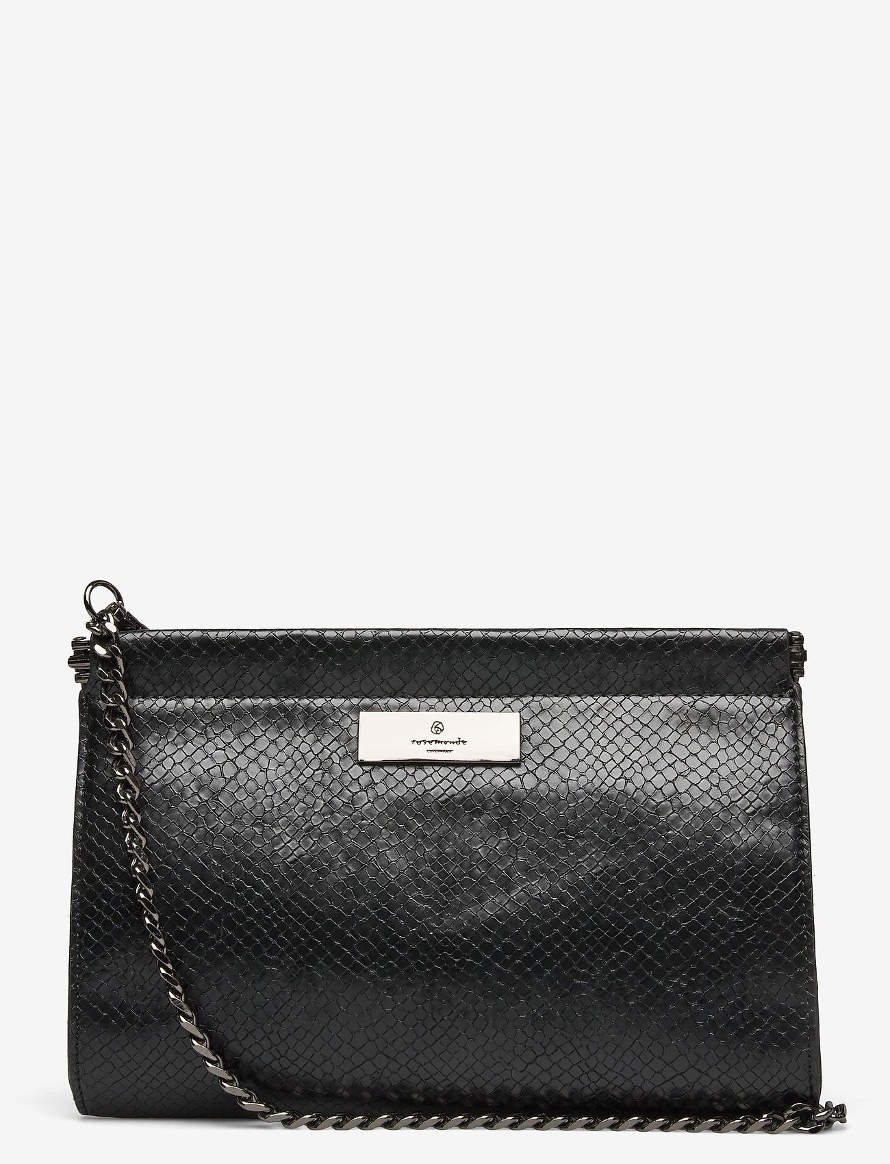 Rosemunde - Clutch - black python print - 0