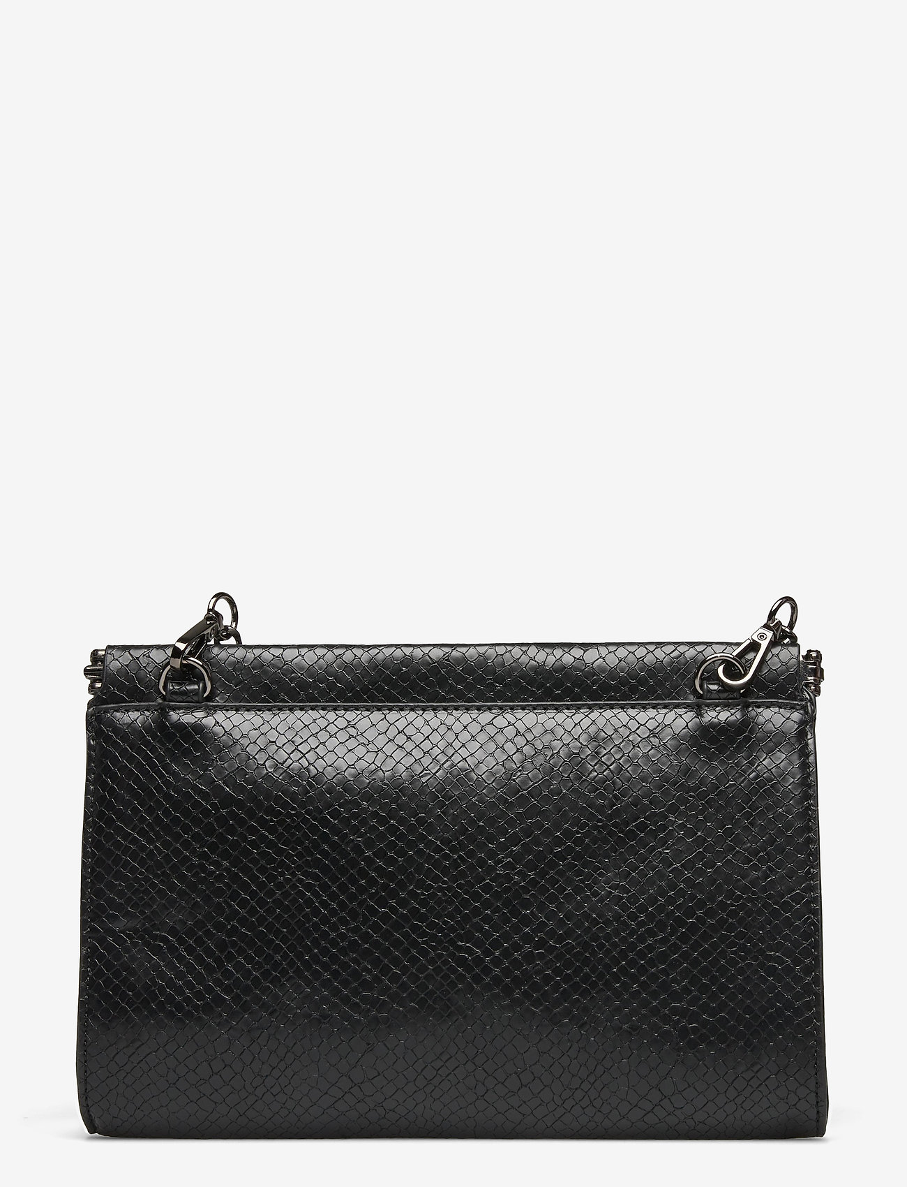 Rosemunde - Clutch - black python print - 1