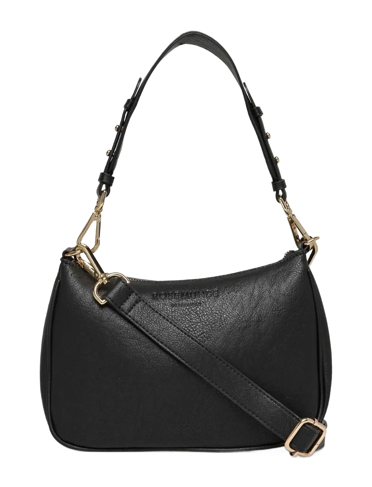 Rosemunde - RBAndora Small Shoulder Bag - igapäevane stiil - black gold - 1