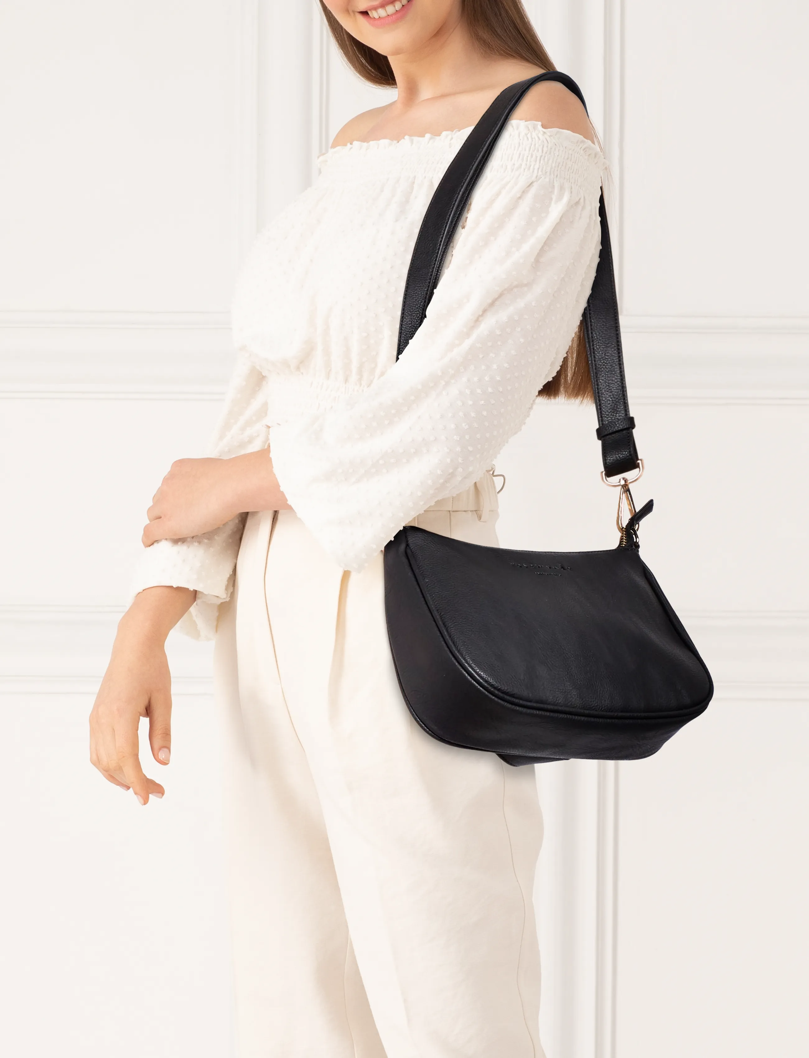 Rosemunde Rbandora Small Shoulder Bag, One Size, Bags, Schwarz - Bags-crossbody Frauen