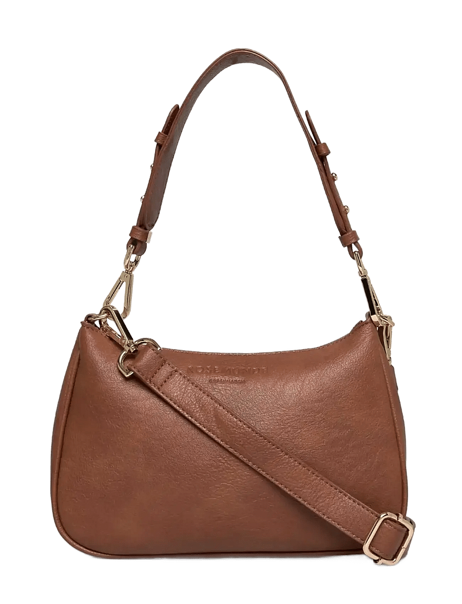 Rosemunde - RBAndora Small Shoulder Bag - everyday style - cocoa brown gold - 4