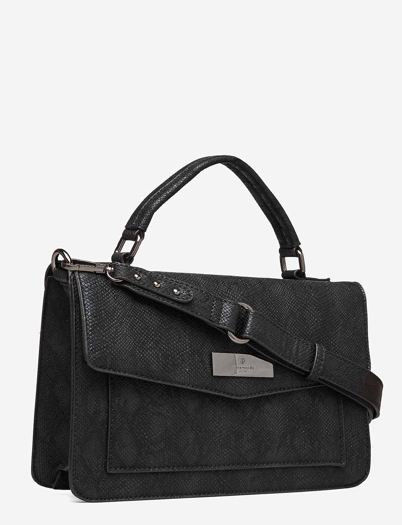 Rosemunde - Bag medium - black snake foil oxid - 2