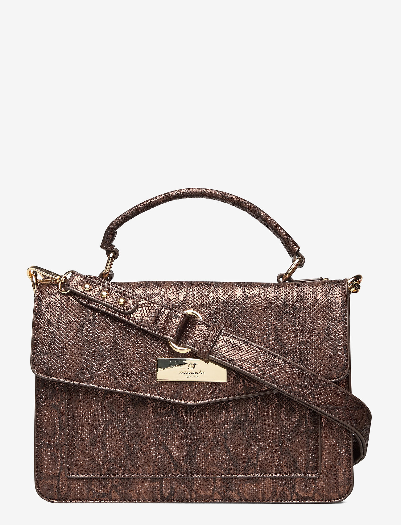 BROWN SNAKE FOIL GOLD