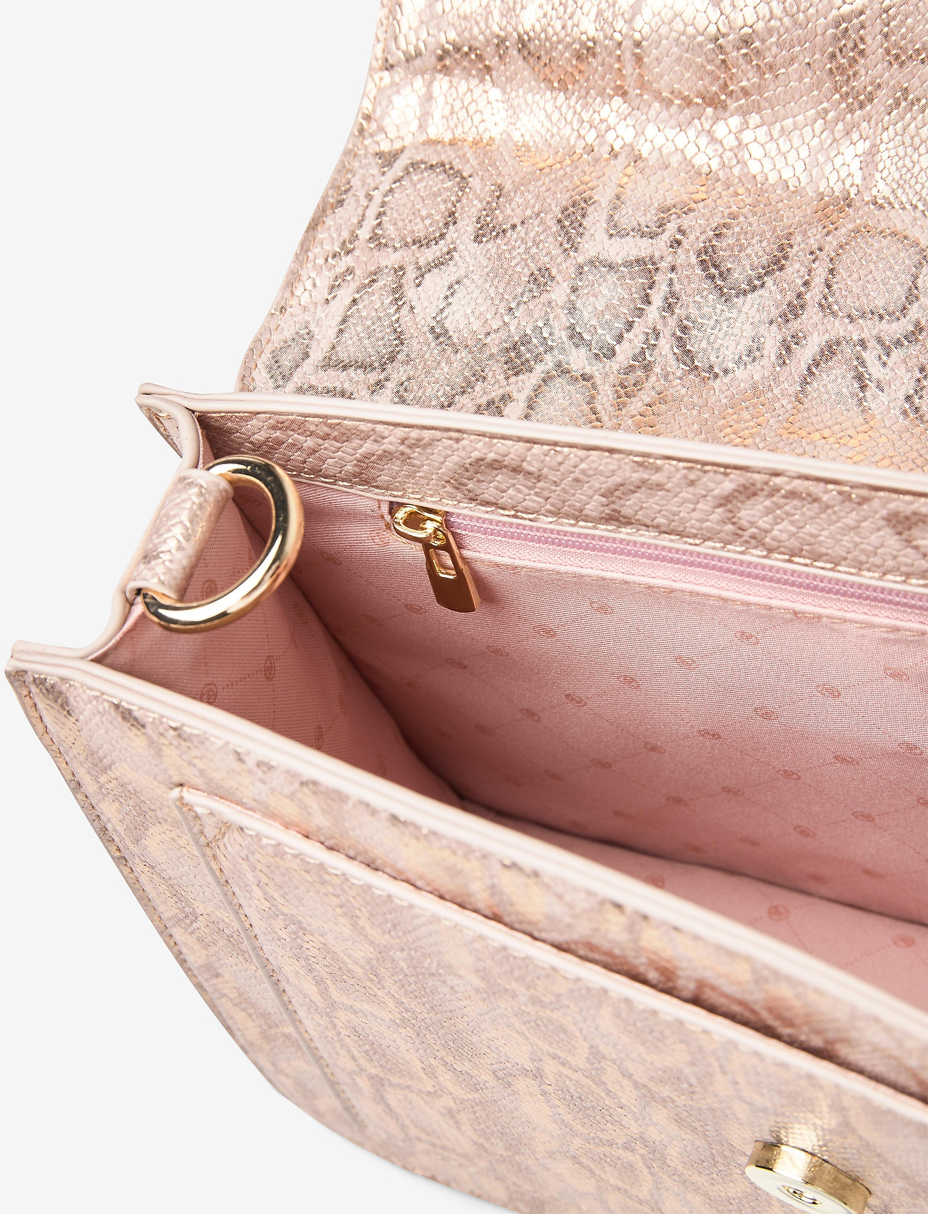 Rosemunde - Bag medium - nougat snake foil gold - 3