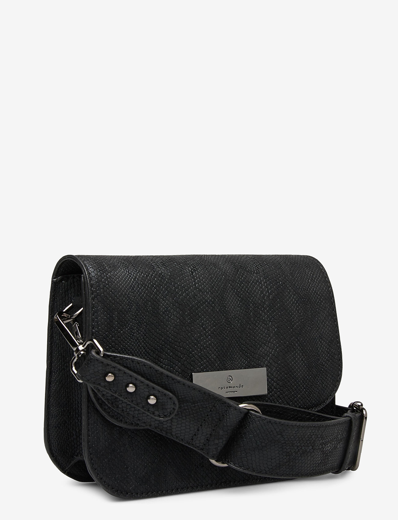 Rosemunde - Bag small - black snake foil oxid - 2