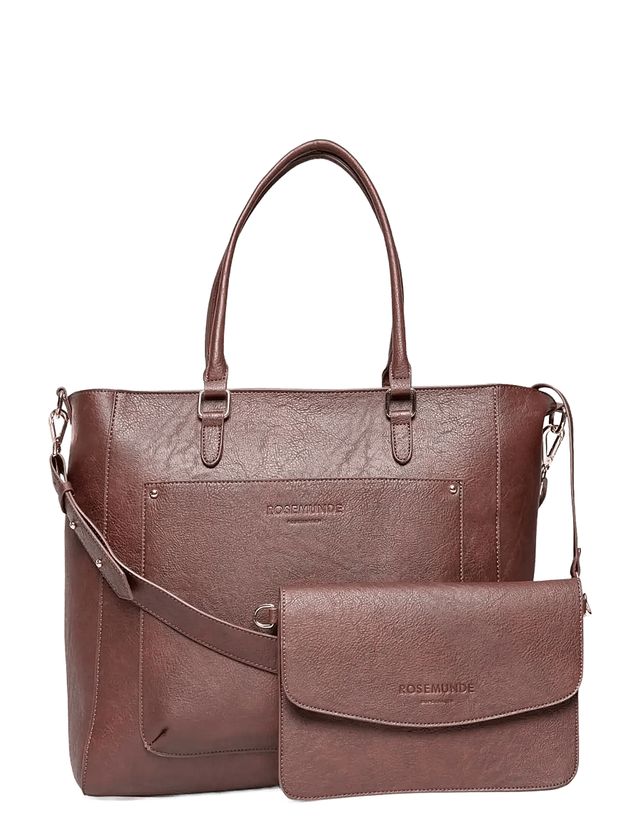 Rosemunde - RBAndora 2 in 1 Big Shopper - igapäevane stiil - dark chocolate gold - 0