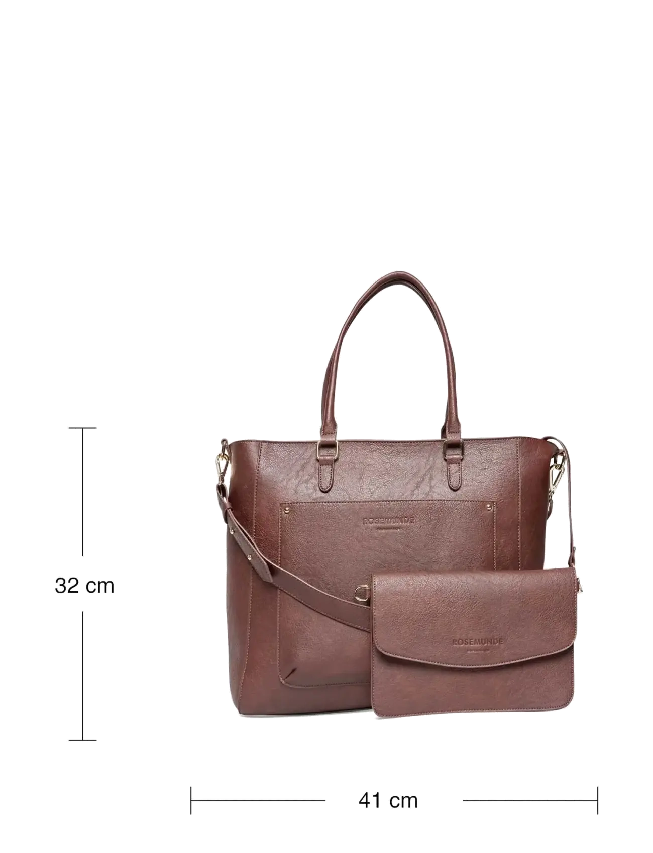 Rosemunde - RBAndora 2 in 1 Big Shopper - igapäevane stiil - dark chocolate gold - 3